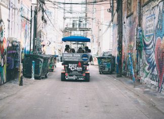 Pedaling Around Town