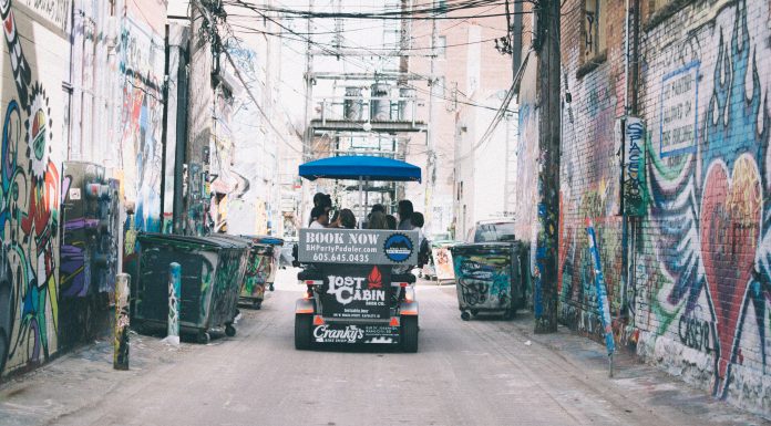 Pedaling Around Town