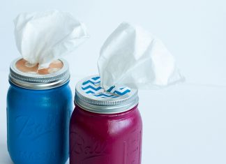 Mason Jar Tissue Holder