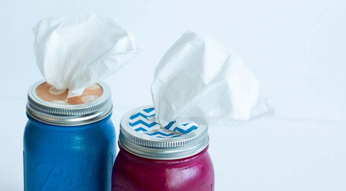 Mason Jar Tissue Holder