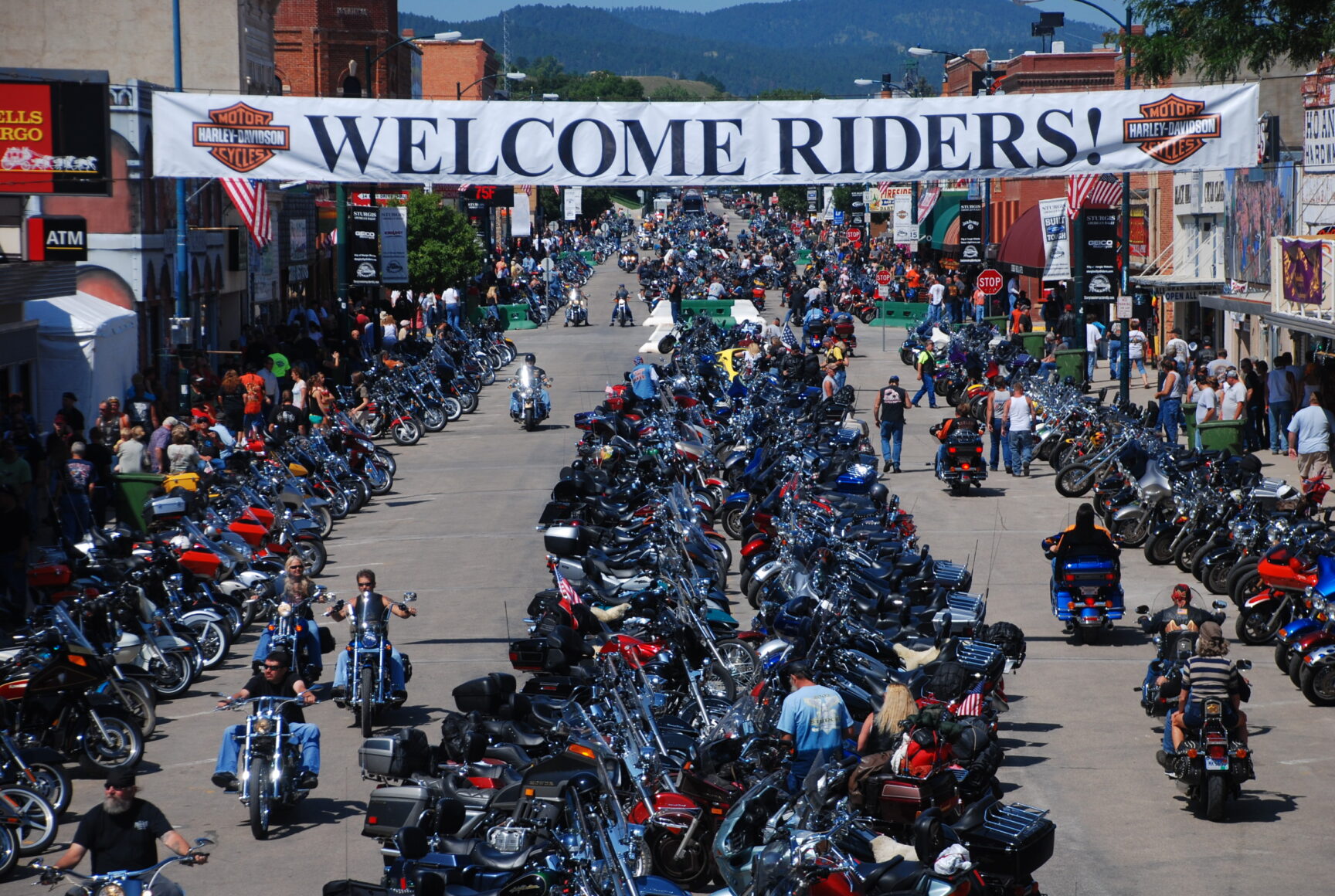 With an estimated attendance of 500,000 people, the Sturgis Motorcycle Rall...