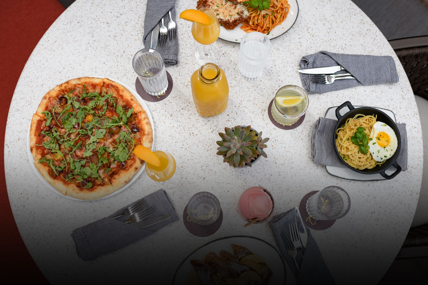 On the Menu Cascata Italian Cuisine